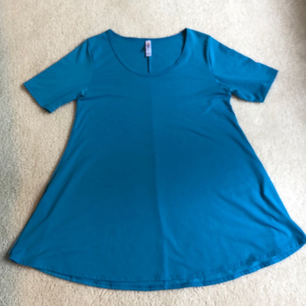 LuLaRoe Perfect T - S - Turquoise